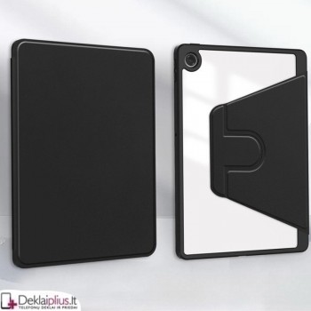 Dirbtinės odos atverčiamas dėklas - juodas (Oneplus Pad Go 2) Dirbtinės odos atverčiamas dėklas - juodas (Oneplus Pad Go 2)